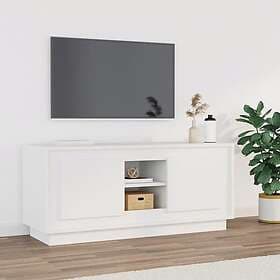 vidaXL TV Stand vit 102x35x45 cm konstruerat trä 819860