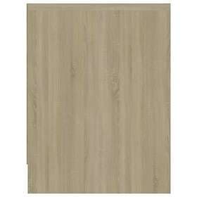 vidaXL Nightstand 2 pcs Sonoma Oak 40x30x40cm Engineered Wood 801042