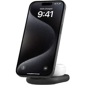Belkin WIZ028 BoostCharge 2-in-1 Magnetic Foldable Wireless Charger with Qi2 15W