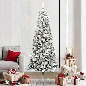 vidaXL Artificial Tree Hinged 210cm