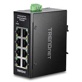 TRENDnet TI-ELC80 Industrial Mini Switch 8-Port TAA Compliant