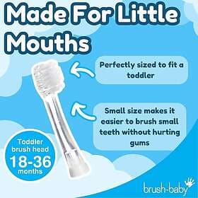 Brush-Baby BabySonic Replacement Brush Heads 4-pack