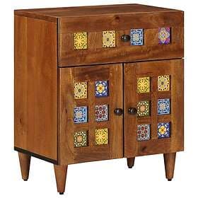 vidaXL 4018235 Nightstand With Drawer 50x60cm