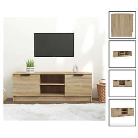 vidaXL TV Stand sonoma-ek 102x35x36.5 cm konstruerat trä 811514