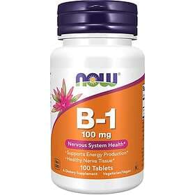 Now Foods Vitamin B-1 Thiamine 100 Tablets