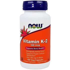 Now Foods Vitamin K-2 100mcg 100 Capsules