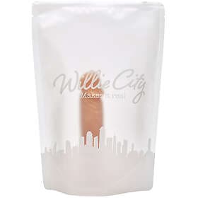 Willie City Luxe Realistisk Silikondildo med Sugpropp 15cm