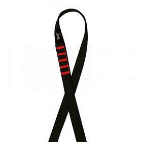 Beal Flat 18 Mm Sling 5 Units Svart 60 cm