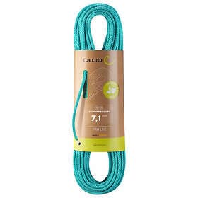 Edelrid Skimmer Eco Dry 7.1 Mm Rope Grönt 60 m