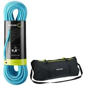Edelrid Boa 9.8 mm Mit Seilsack Liner Klätterrep Blue One Size