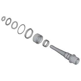Shimano Pd-r9100 Left Left Pedal Shaft Silver