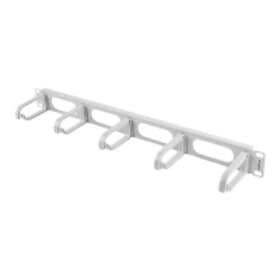 Lanberg Type B Rackkabelstyringspanel RAL 7035 1U 19