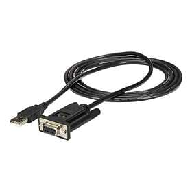 StarTech USB to Null Modem RS232 DB9 Serial DCE Adapter ICUSB232FTN