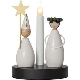 Star Trading 652-90 Christmas Joy Candlestick