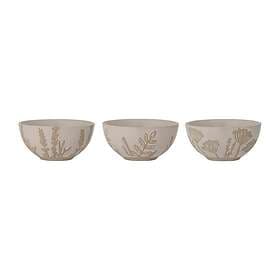 Bloomingville Primrose skål Ø11.5 cm 3 delar Natur