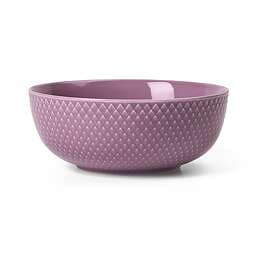 Lyngby Porcelæn Rhombe Bowl Ø155mm Lila