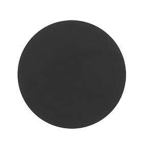 Lind DNA Circle Coasters Nupo Black Leather Ø10 cm