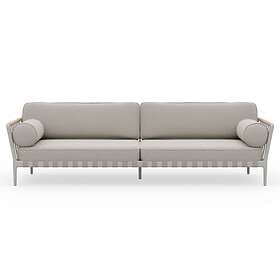 Vipp 720 Open-Air 3-seatersoffa, Beige Aluminium