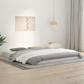 vidaXL Bed Frame vit 180x200 cm massiv furu 6FT Super King