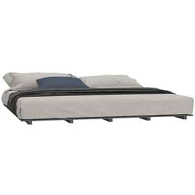 vidaXL Bed Frame grå 180x200 cm massiv furu