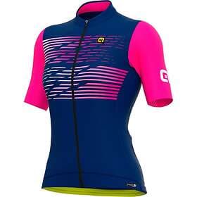 Alé Cycling Ale Logo Short Sleeve Blå S Women's