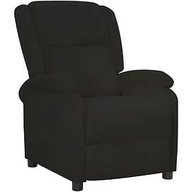vidaXL Recliner Armchair Black Velvet