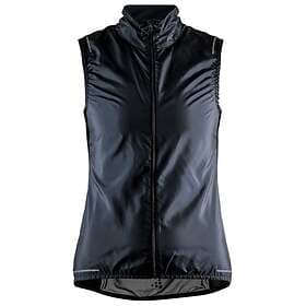 Craft Essence Light Wind Vest Svart XS Women's