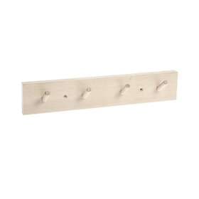 Iris Hantverk Knoppbräda Björk Coat Rack 4 Hooks