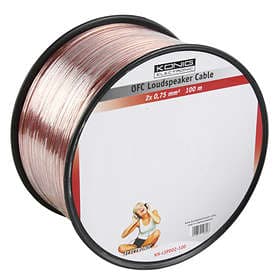 König KN-LSP002-100W OFC 2x0.75mm 100m