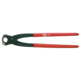 C.K TOOLS T4112A 08, Ändavbitartång, Stål, Plast, Röd, 22 cm