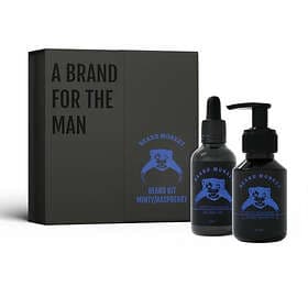 Beard Monkey Oil/Shampoo Minty/Raspberry 100ml+50ml Gift Set