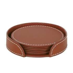 Ørskov coasters 6-pack cognac