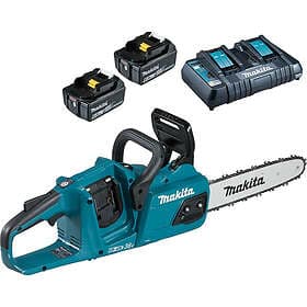 Makita DUC305 Twin 18v LXT Cordless Brushless Chainsaw 300mm 2 x 6ah Li-ion Char