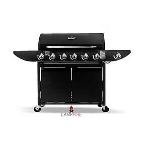 Campfire 360 Grill 6+1 Gas Burner BBQ Barbecue Side Storage Garden