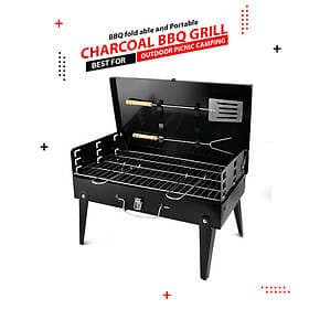 Picnic DENNY INT LTD Portable Folding Charcoal BBQ Barbecue Camping Grill Travel