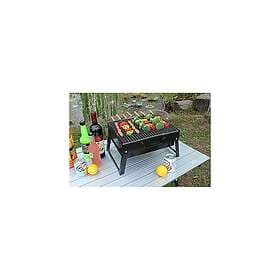 JJA BBQ Grill, Charcoal Barbecue Fire Pit, Folding, Portable for Outdoor Cooking
