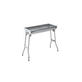 Garden Mile Large Stainless Steel Charcoal BBQ Grill Portable Folding Outdoor