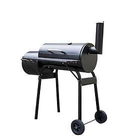 KCT Outdoor Multifunction BBQ Smoker in Black