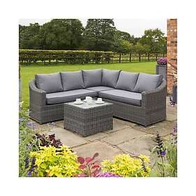 Rowlinson Bunbury Corner Set Grey Weave