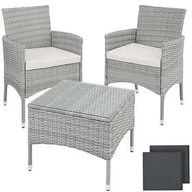 Rattan garden furniture set Lucerne tables and chairs, set, outdoor table chairs