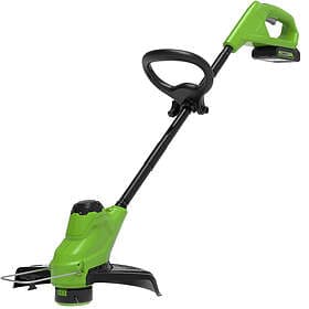 Greenworks G24LT25 24v Cordless Grass Trimmer 250mm 1 x 2ah Li-ion Charger