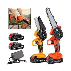 Unbranded 1200W 4in 6in Removable Mini Pruning Electric Chainsaw With 21V Lithiu