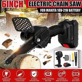 Makita Gacloz 6 Inch Cordless Electric Chain Saw Woodworking Pruning Cutter For 