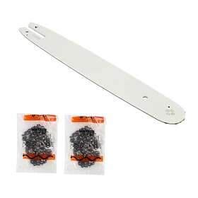 Unbranded 14" 35cm Guide Bar & 2 Chains Fits STIHL 017 MS170 MS171 Chainsaw