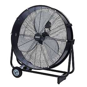 Draper Tools 03365 110V Drum Fan, 24"/610mm, 125W, Fan for Commercial, Office, W