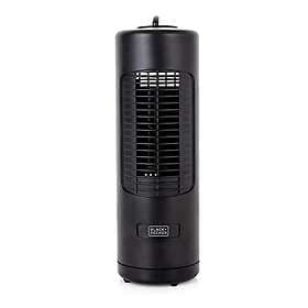 Black & Decker + BXFT50003GB Low Noise Mini Tower Fan with 2 Speeds, 12 Inch, 18