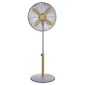 Russell Hobbs RHMPF1601WDG 16" Scandi Electric Pedestal Fan, Tall Standing Fan,
