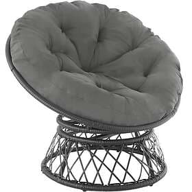 TecTake Gargano Rattan Chair black