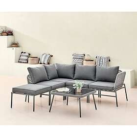 Furniturebox Furniture Box Maldives Outdoor Sofa Set 4-5 Seat Grey