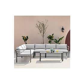 Furniture Box Montenegro Outdoor Sofa Set 6 Seat Grey